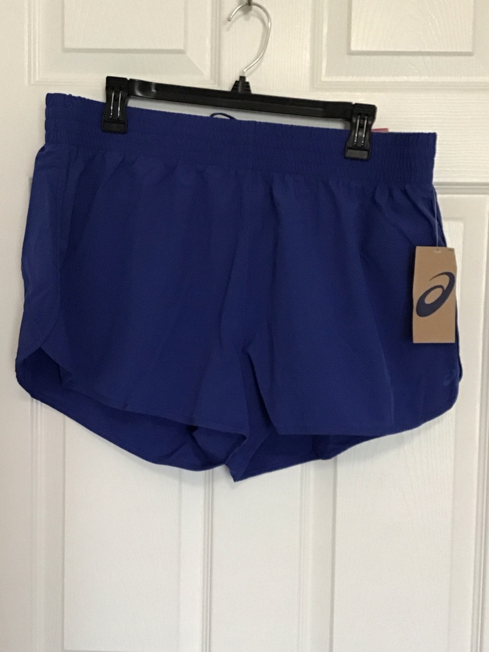 ASICS Women's Royal Blue Athletic Running Shorts Size XL MWT